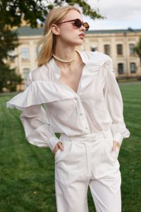 Блуза Boho, цвет белый - 4