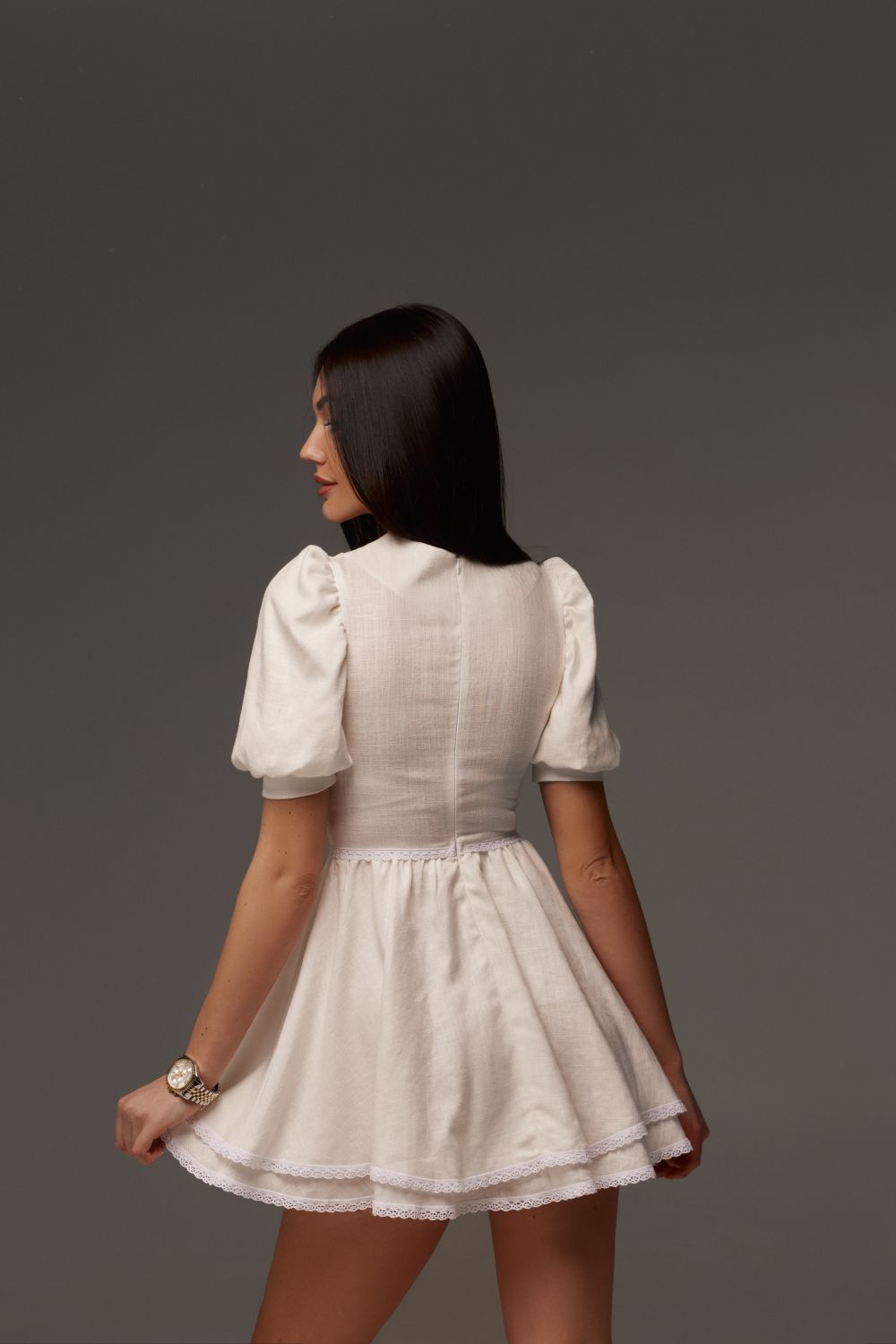 Сукня Olivia. колір білий - 4